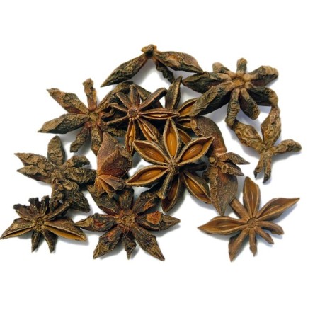 Star anise (Illicium anisatum), simple incenses, Seeds and Roots