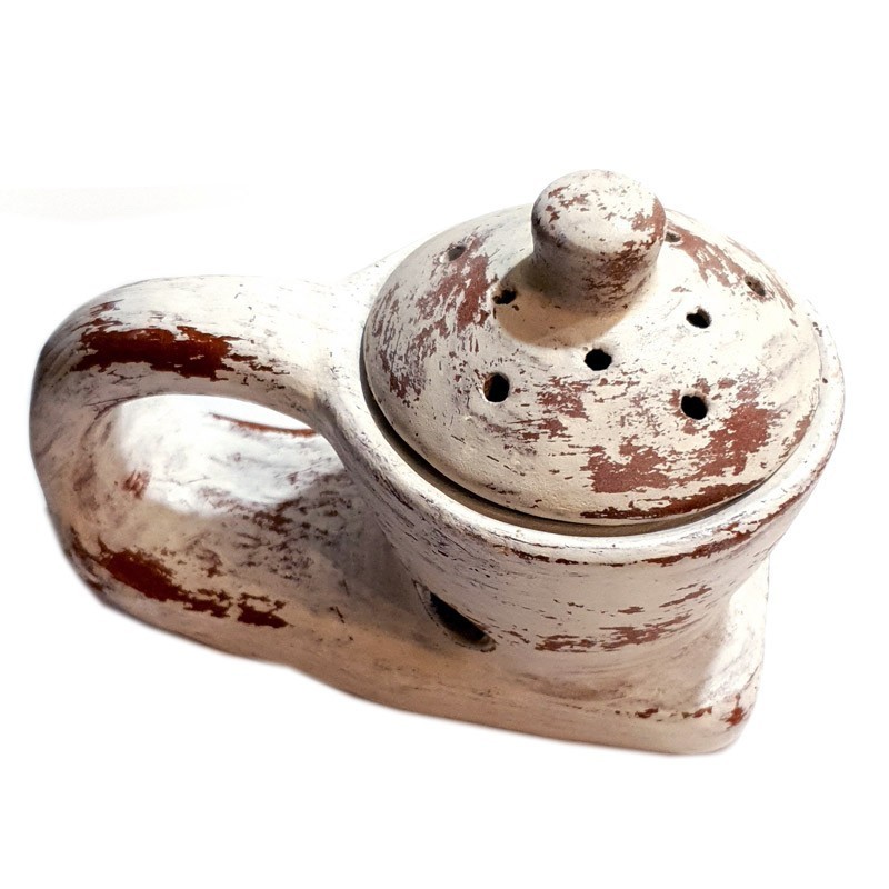 Small bowl burner with handle