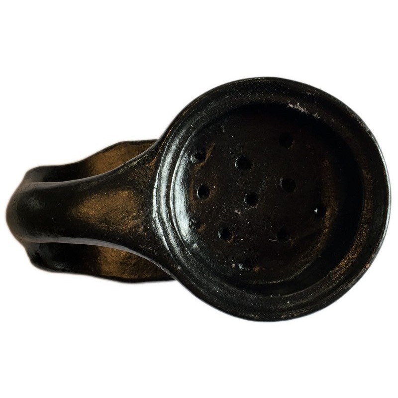 Small bowl burner with handle