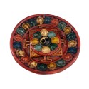 Colored Lotus plate stick holder , Incense articles, stick holders