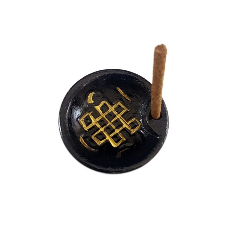 Gold Infinite Knot stick holder, Incense articles, stick holders