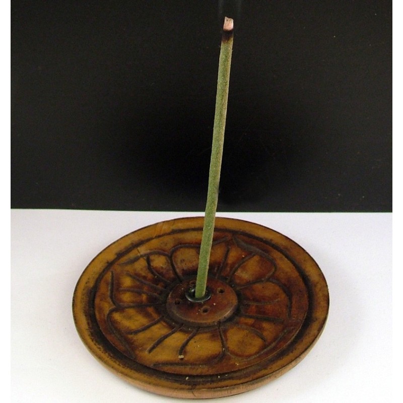 Simple wood plate stick holder , Incense articles, stick holders